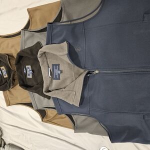 Men's Columbia Blue and Gray Vests